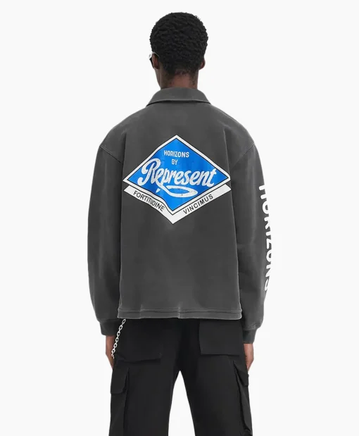 Heren Represent Truien*Pullover Classic Part Quarter Zip Zwart
