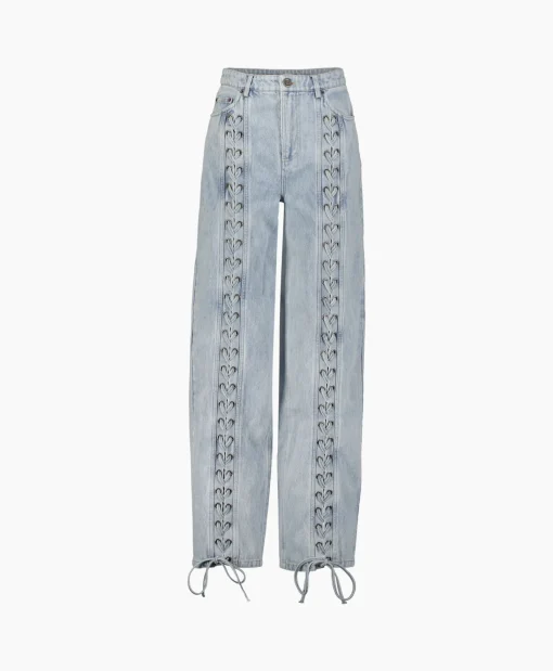 Dames Rotate Broeken*Jeans Denim Laced Legj Blauw