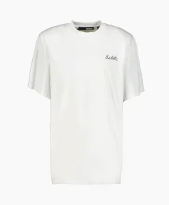 Dames Rotate T-Shirts & Tops*T-Shirt Korte Mouw Oversized Logo Wit