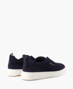 Heren Santoni Sneakers*Sneaker Victor-Seyu60 Blauw
