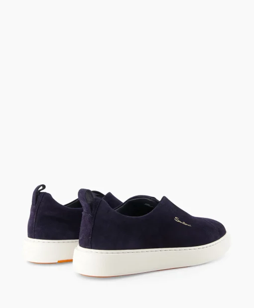Heren Santoni Sneakers*Sneaker Victor-Seyu60 Blauw
