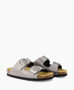 Dames Scholl Iconic Sandalen*Sandaal F31526 Zilver