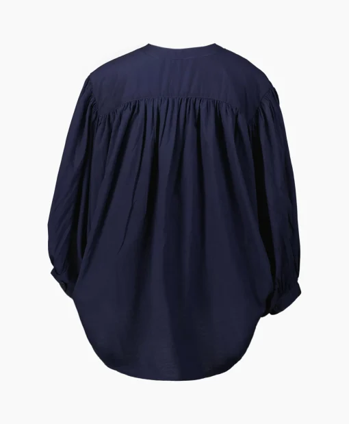 Dames Sea Me Happy Blouses*Blouse Balloon Donker Blauw