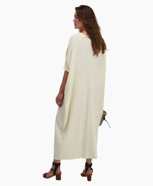 Dames Sea Me Happy Jurken*Maxi Jurk Monoi Bamboo Licht Geel