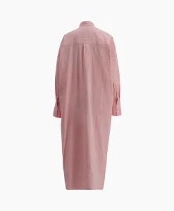 Dames Sea Me Happy Jurken*Maxi Jurk Penelope Woven Striped Rose