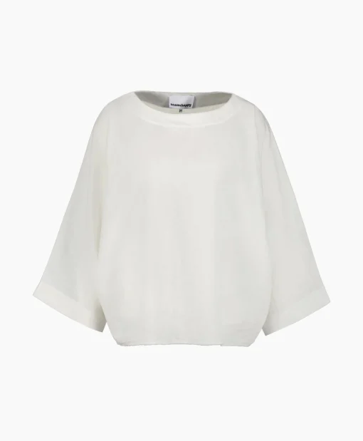 Dames Sea Me Happy T-Shirts & Tops*Top Moorea Linen Off White