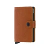Heren Secrid Portemonnees*Portemonnee Miniwallet Perforated Bruin