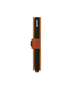 Heren Secrid Portemonnees*Portemonnee Miniwallet Perforated Bruin