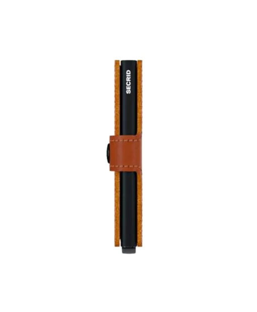 Heren Secrid Portemonnees*Portemonnee Miniwallet Perforated Bruin
