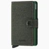 Heren Secrid Portemonnees*Portemonnee Miniwallet Twist Groen