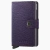 Dames Secrid Portemonnees*Portemonnee Miniwallet Crisple Midden Paars