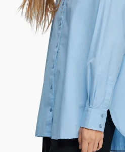 Dames Selected Femme Blouses*Blouse Dina-Sanni Ls Shirt Noos Blauw