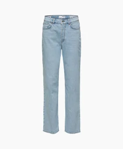 Dames Selected Femme Broeken*Jeans Alice-N Hw Wide Lon Sky Blue Jea Licht Blauw