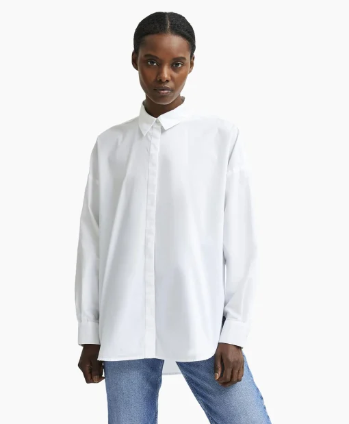 Dames Selected Femme Blouses*Blouse Hema Ls Shirt B Noos Wit