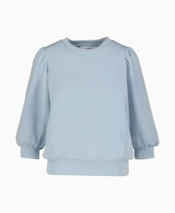 Dames Selected Femme Truien*Sweater Tenny 3/4 Sweat Top Noos Blauw