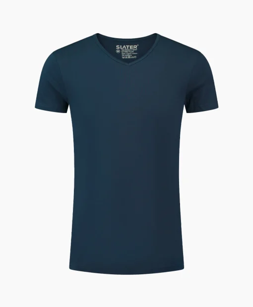 Heren Slater T-Shirts*T-Shirt 6610 Donker Blauw