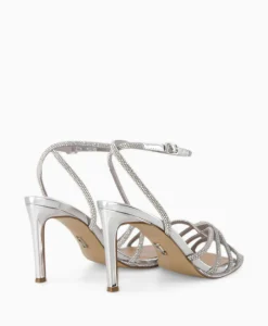 Dames Steve Madden Sandalen*Sandaal Met Hak Kailyn-R Zilver