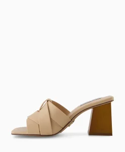 Dames Steve Madden Sandalen*Sandaal Met Hak Amsterdam Beige