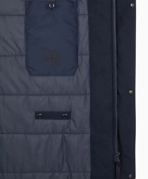 Heren Stone Island Jassen*Jas 710F1 Blauw