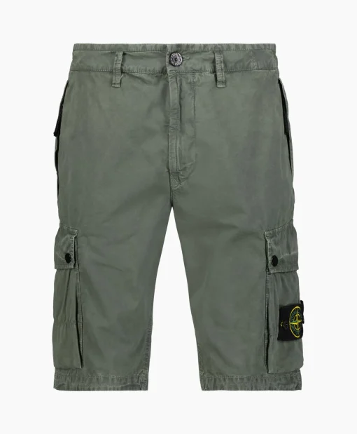 Heren Stone Island Broeken*Korte Broek L11Wa Bruin