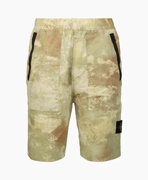 Heren Stone Island Broeken*Korte Broek L20E1 Groen
