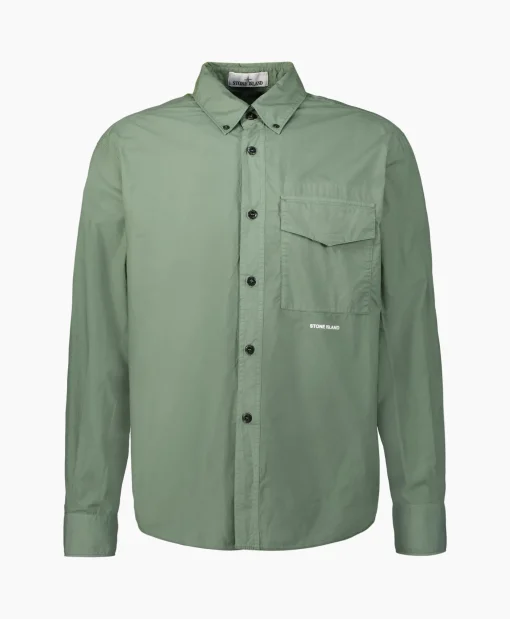 Heren Stone Island Jassen*Overshirt 11705 Bruin