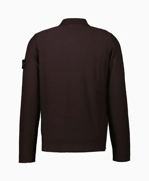 Heren Stone Island Polo's*Polo 535B9 Bordeaux