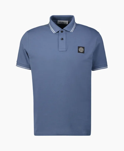 Heren Stone Island Polo's*Polo 2Sc18 Donker Blauw