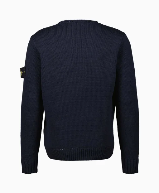 Heren Stone Island Truien*Pullover 538B6 Donker Blauw