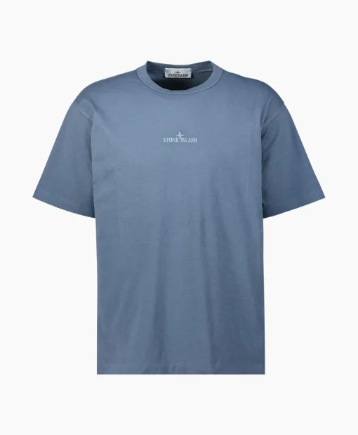 Heren Stone Island T-Shirts*T-Shirt 20457 Donker Blauw
