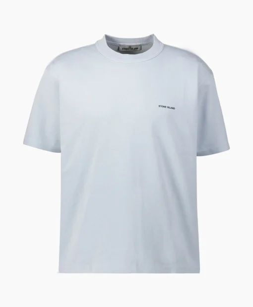 Heren Stone Island T-Shirts*T-Shirt 22379 Licht Blauw