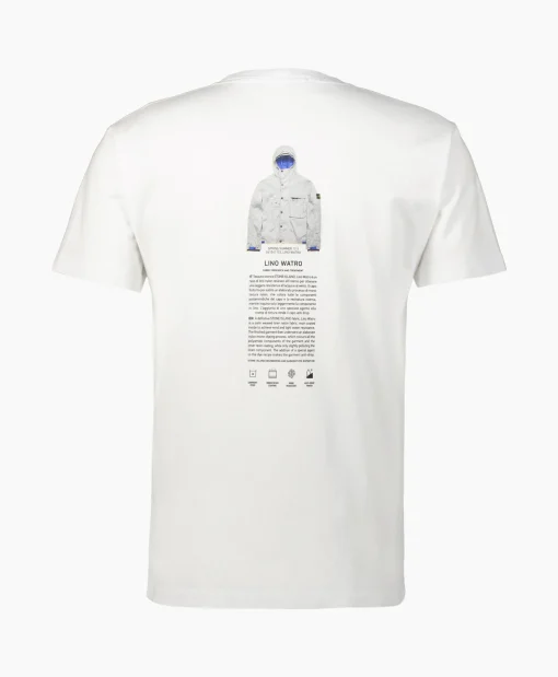 Heren Stone Island T-Shirts*T-Shirt 2Ns91 Wit