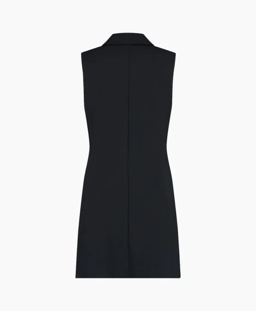 Dames Studio Anneloes Gilets*Blazer Jazzy Bonded Donker Blauw