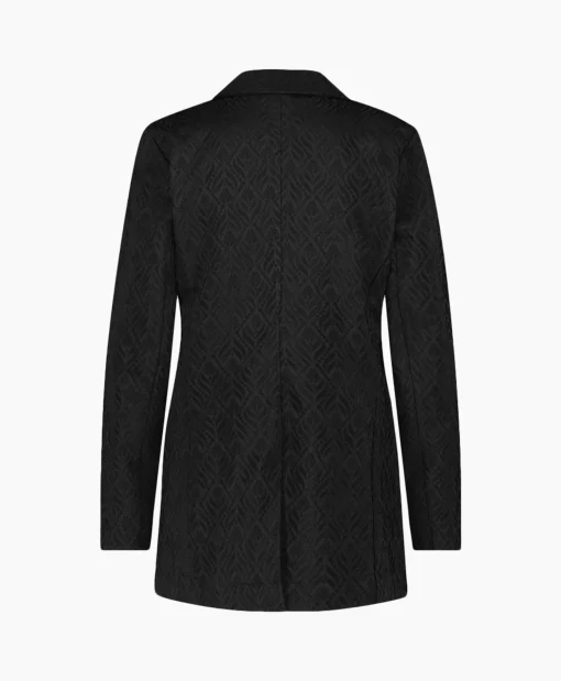 Dames Studio Anneloes Blazers*Blazer Sence Orn. Jacquard Zwart
