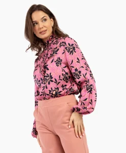Dames Studio Anneloes Blouses*Blouse Odette Satin Blooming Combo L