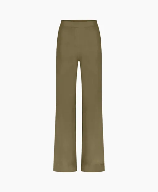 Dames Studio Anneloes Broeken*Broek Alex Bonded Trousers Bruin Dessin