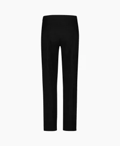 Dames Studio Anneloes Broeken*Broek Mira Ornament Jacquard Trousers Zwart