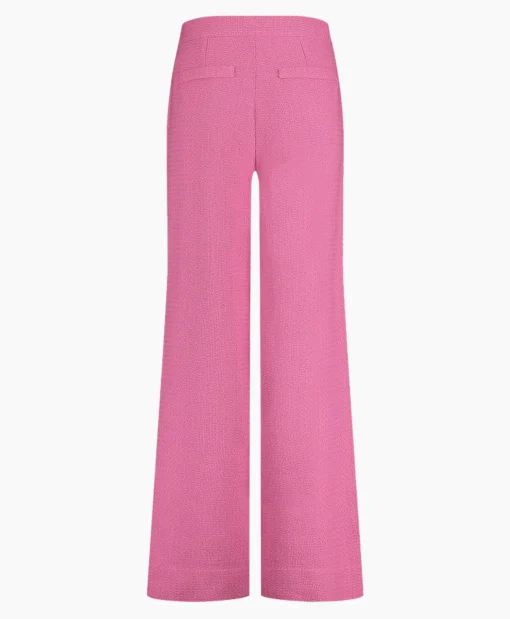 Dames Studio Anneloes Broeken*Broek Rasa Tweed Trousers Lila