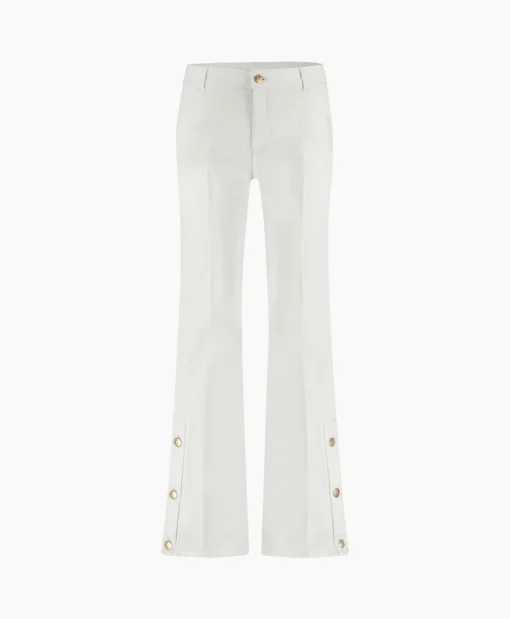 Dames Studio Anneloes Broeken*Broek Sally Ecru