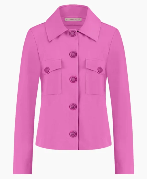 Dames Studio Anneloes Jassen*Jack Claire Bonded Jacket Lila