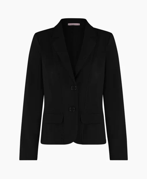 Dames Studio Anneloes Blazers*Jasje Bright Bonded Blazer Zwart