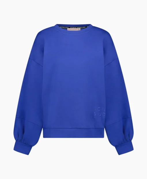 Dames Studio Anneloes Truien*Pullover Sem Sports Sweater Blauw