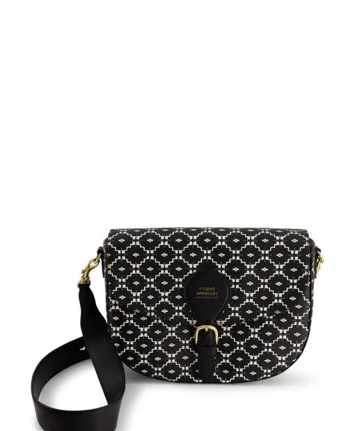 Dames Studio Anneloes Tassen*Tas Crossbag Sa Print Zwart