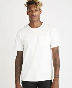 Heren Tenue. T-Shirts*T-Shirt Korte Mouw John Wit