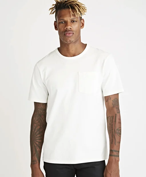 Heren Tenue. T-Shirts*T-Shirt Korte Mouw John Wit