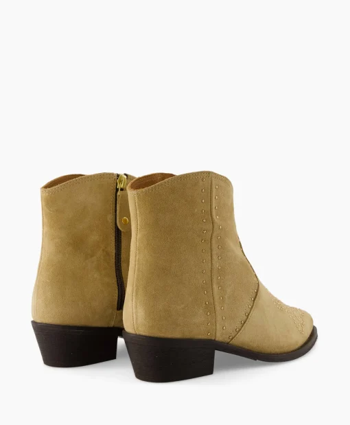 Dames Toral Laarzen*Cowboylaars Tl-Laeticia Beige