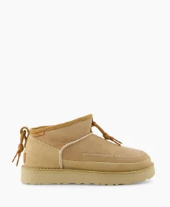Dames Ugg Laarzen*Enkellaars W Ultra Mini Crafted Regenerate Beige