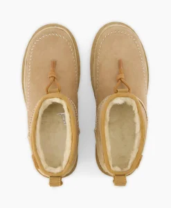 Dames Ugg Laarzen*Enkellaars W Ultra Mini Crafted Regenerate Beige