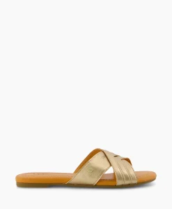 Dames Ugg Sandalen*Sandaal Zonder Hak W Kenleigh Slide Goud