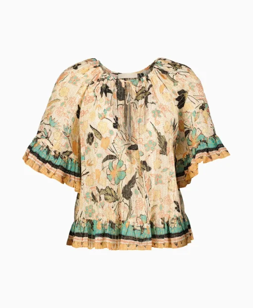 Dames Ulla Johnson T-Shirts & Tops*Top Alessia Ecru